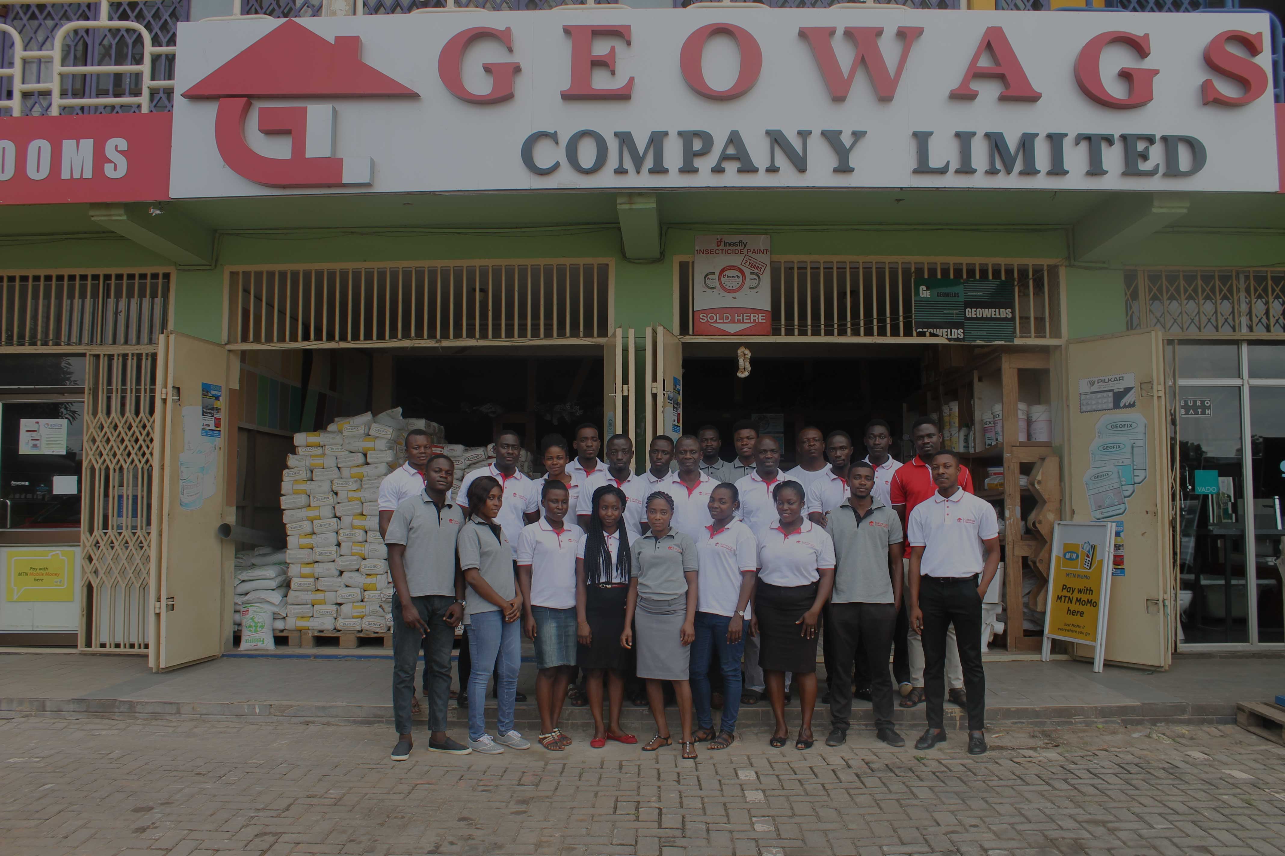 The Geowags team at our showroom