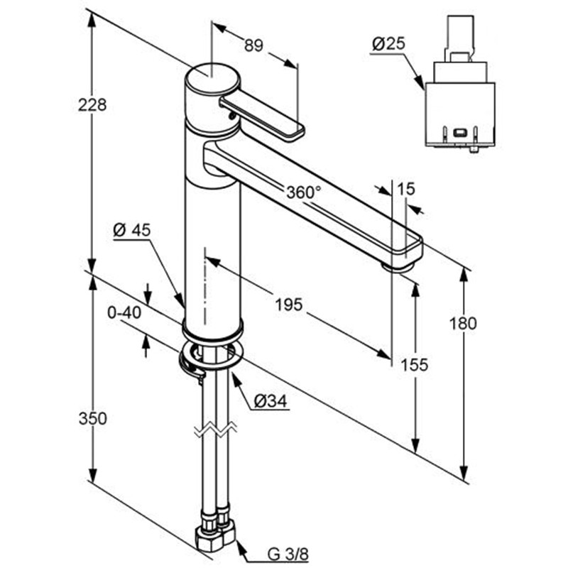 Kludi Zenta HD Schwarz